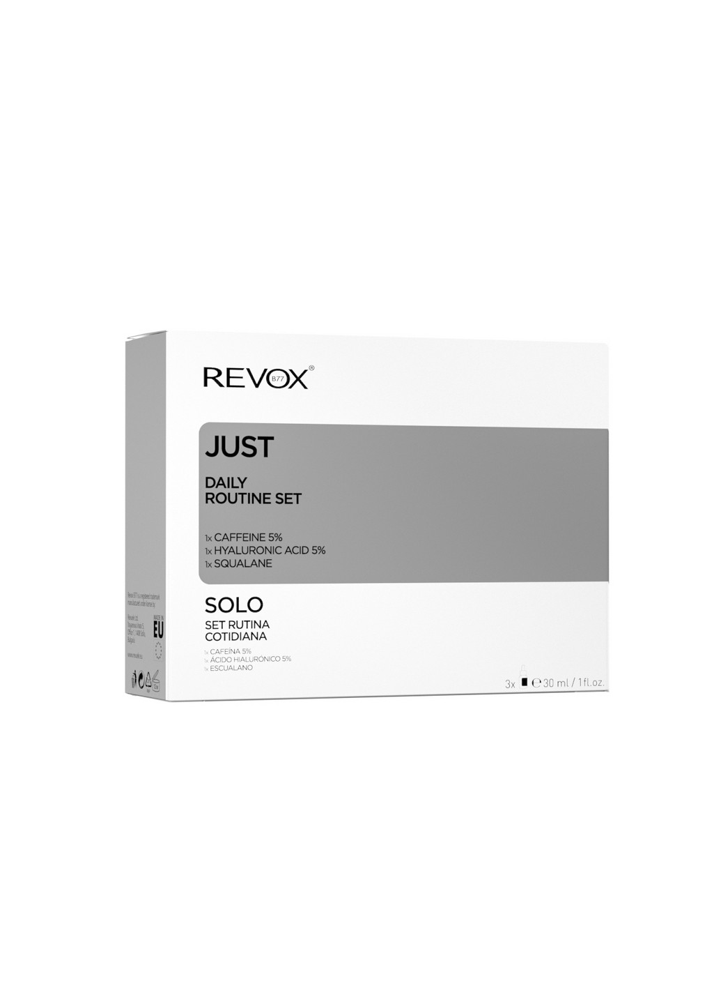 Набор сывороток для повседневного ухода за кожей лица B77 Just Daily Routine Set, 3x30 мл Revox (264920949)