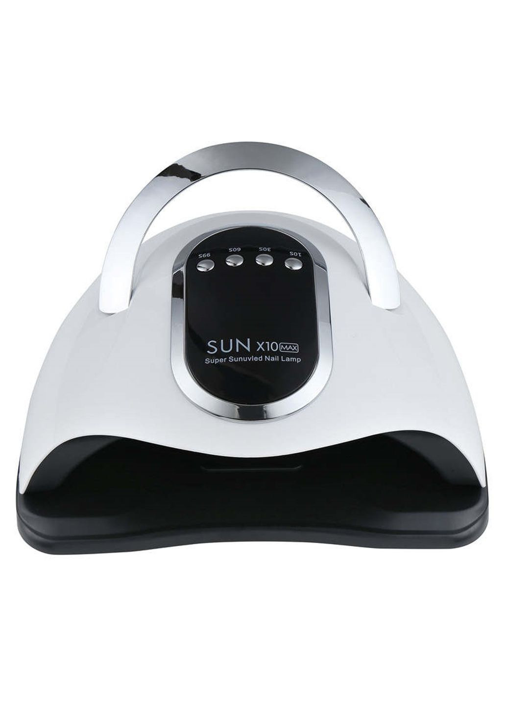 Професійна LED+UV лампа для манікюру та нарощування нігтів x 66 світловіодів 180 W біла з чорним Sun 11 max (264831943)