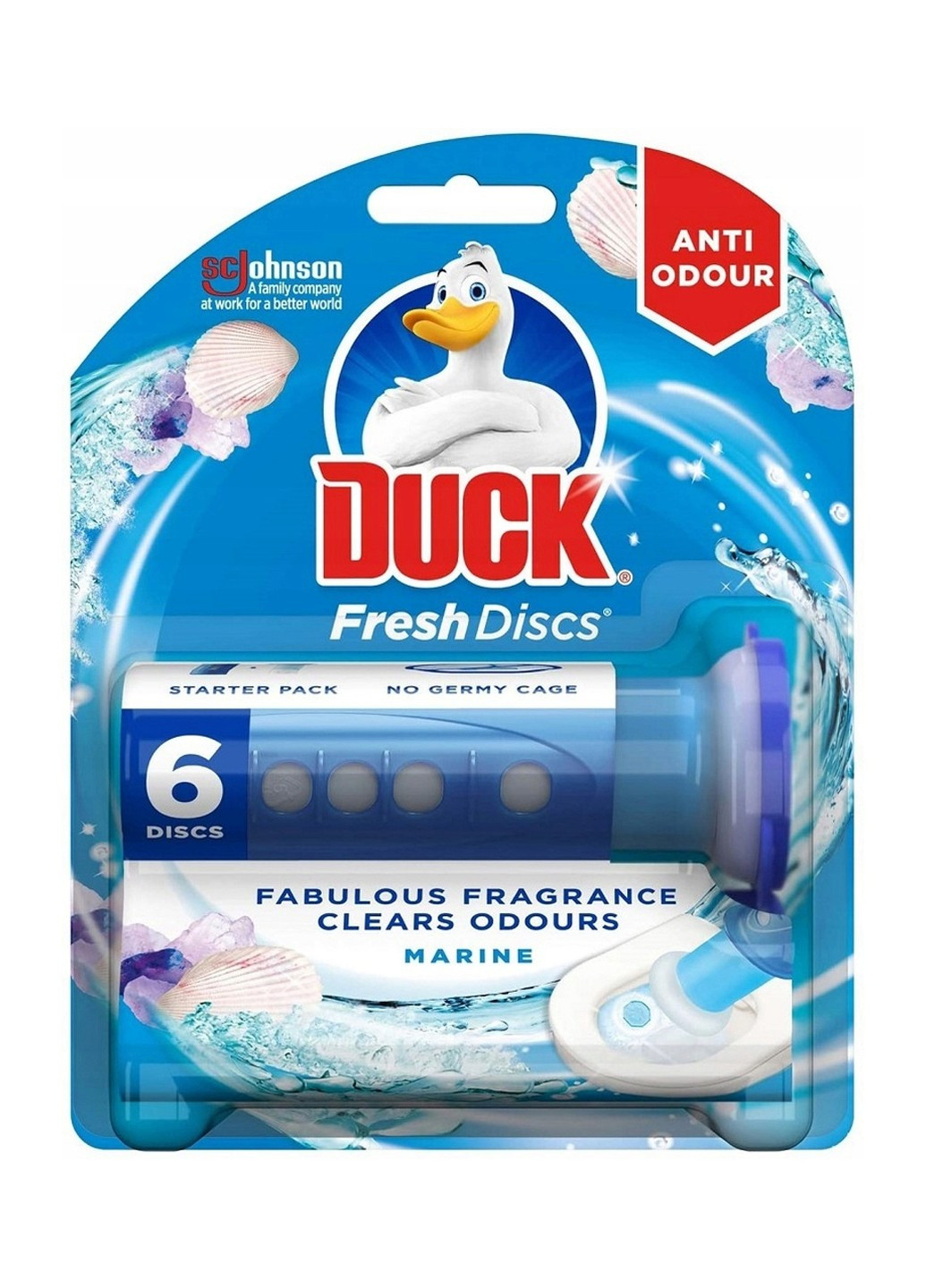 Диски чистоти Морська свіжість 6 шт Duck (264829701)