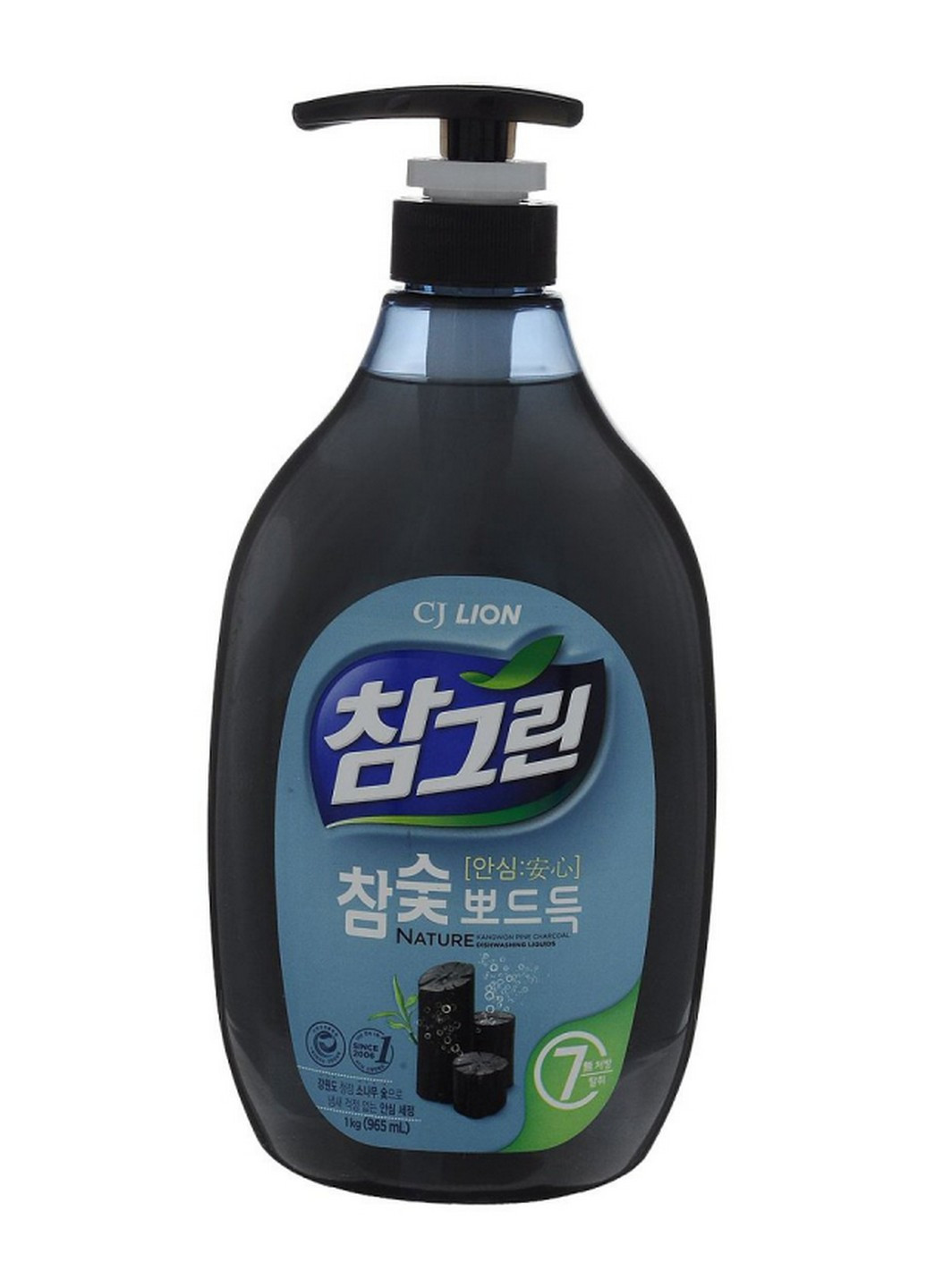 Средство для мытья посуды Chamgreen Pump Древесный уголь 1 кг LION KOREA (264829677)