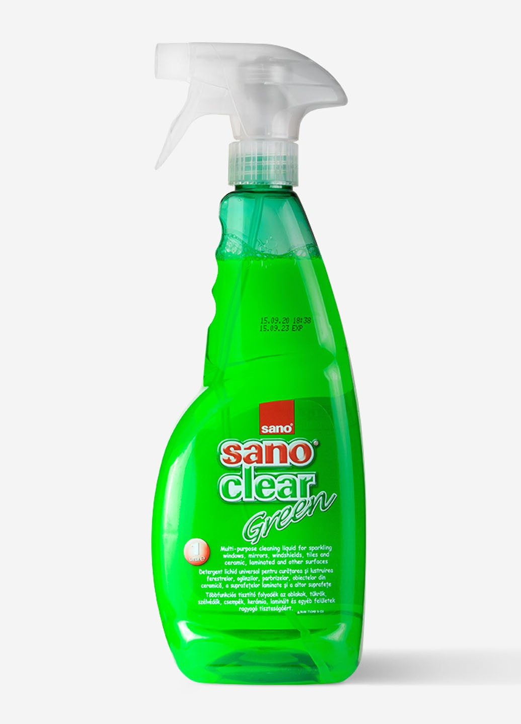 Средство для мытья окон Clear Green (1 л) Sano (264829609)