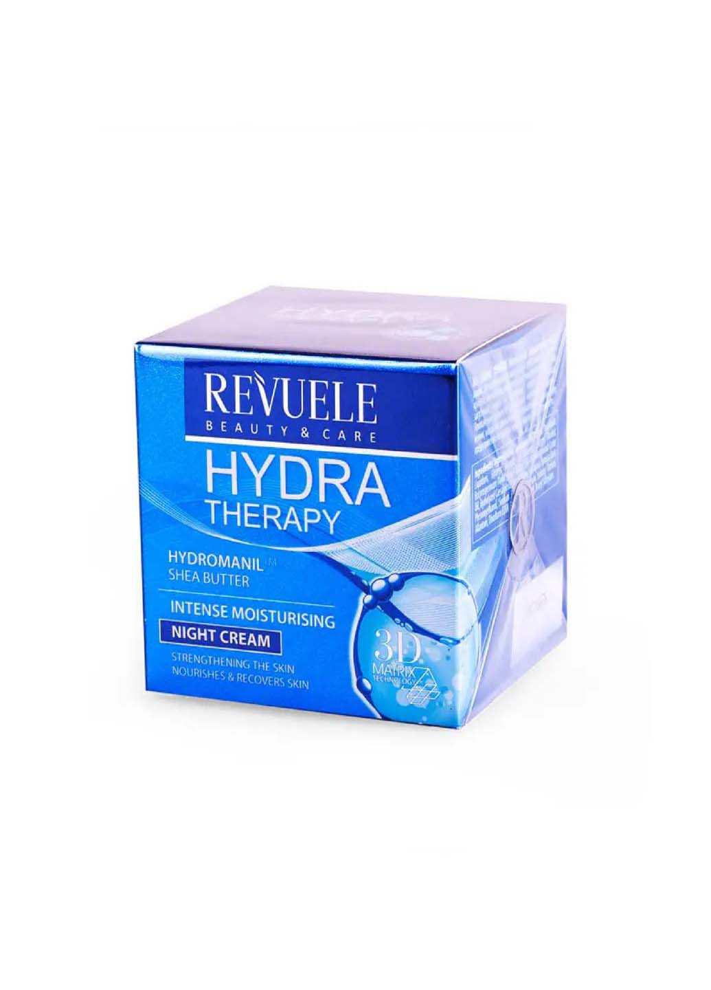 Інтенсивно зволожувальний нічний крем для обличчя Hydra Therapy 50 мл REVUELE (264830884)