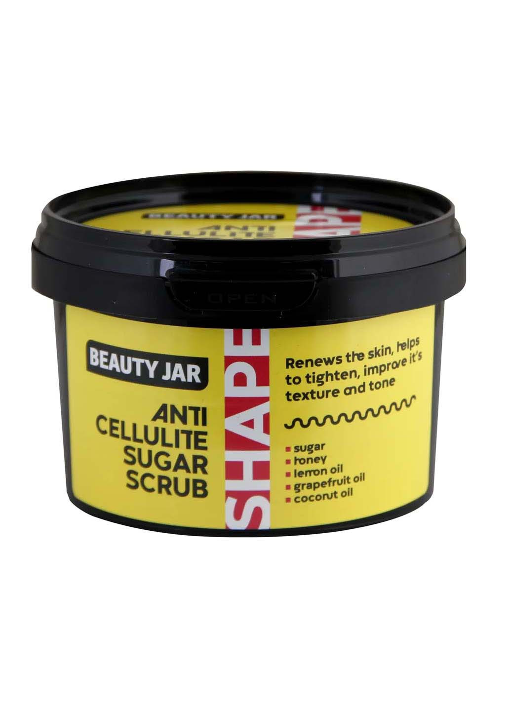 Скраб сахарный для тела антицеллюлитный 250 мл Beauty Jar (264830593)