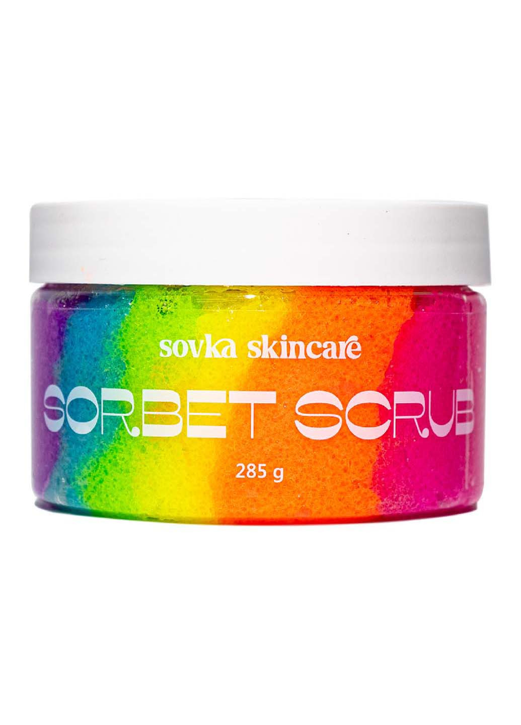 Скраб для тела Sorbet Scrub Fruit Rainbow 285 г Sovka Skincare (264831007)