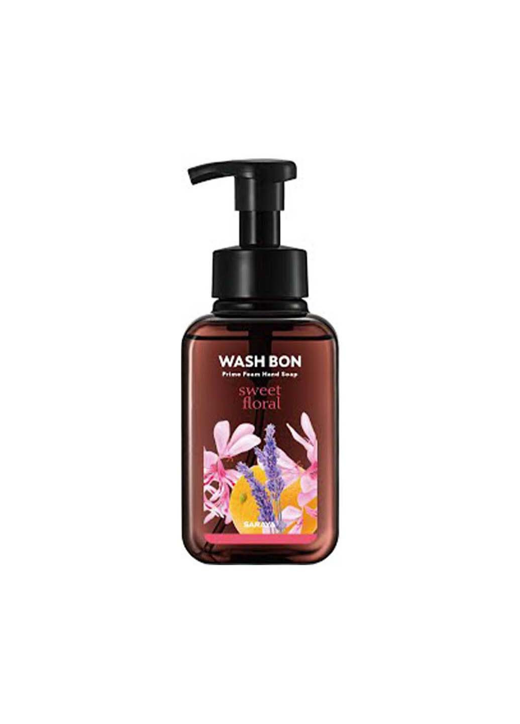 Пена-мыло для рук с ароматом цветов с помпой 500 мл WASH BON (264830870)