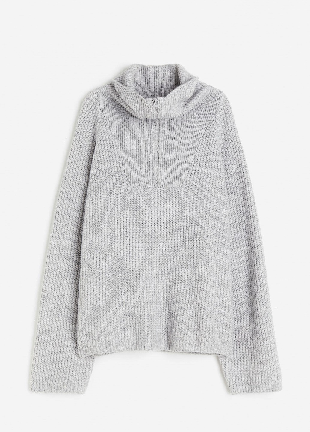 Світло-сірий демісезонний светр H&M