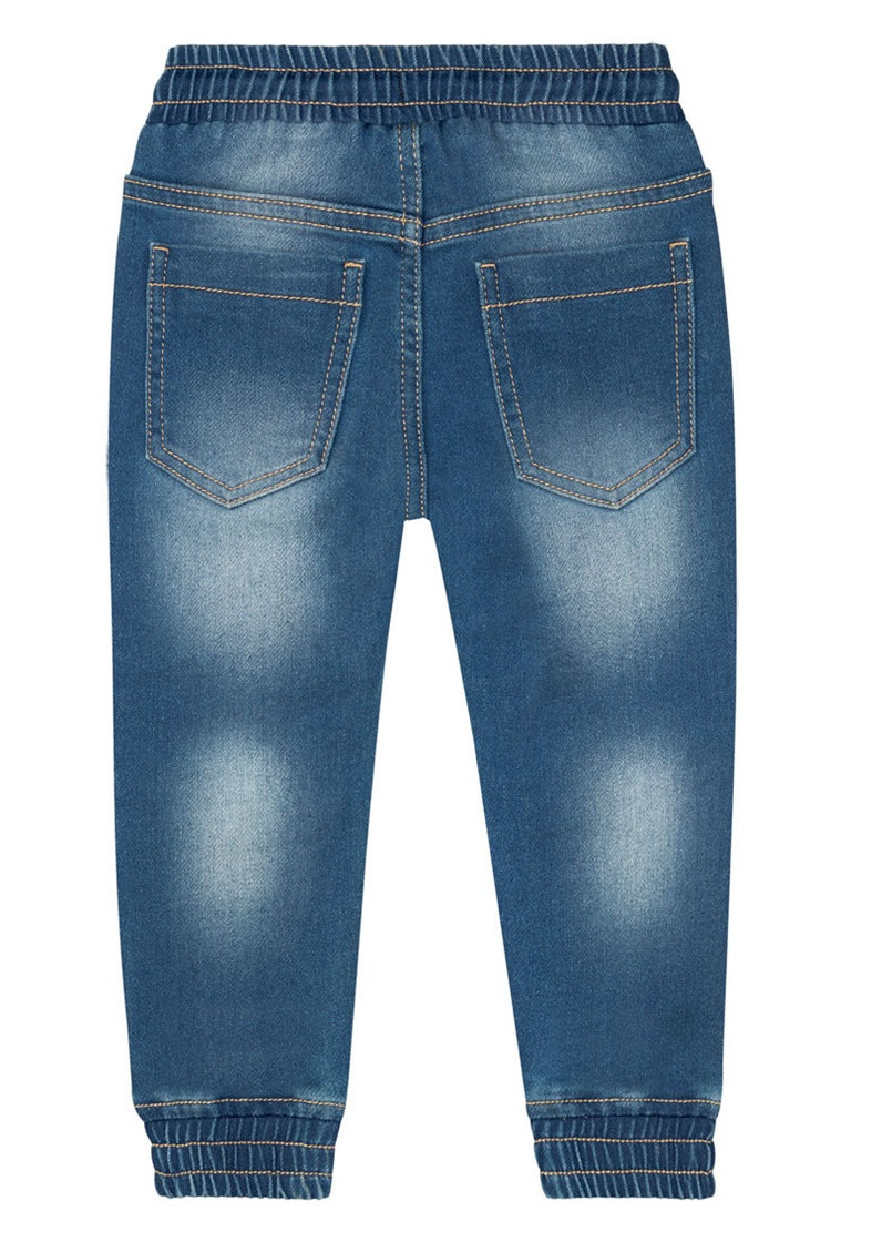 Синие демисезонные джоггеры джинсы Lupilu