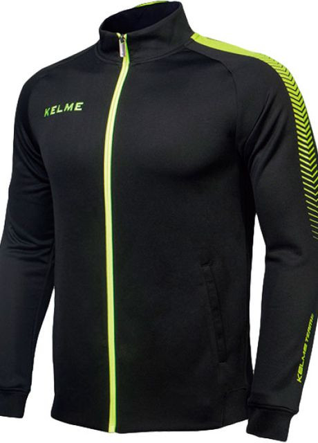 Олимпийка PRIMERA черная с желтыми вставками Kelme (265003405)