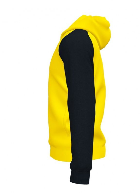 Олімпійка ACADEMY IV з капюшоном жовта с чорними рукавами Joma (265003425)