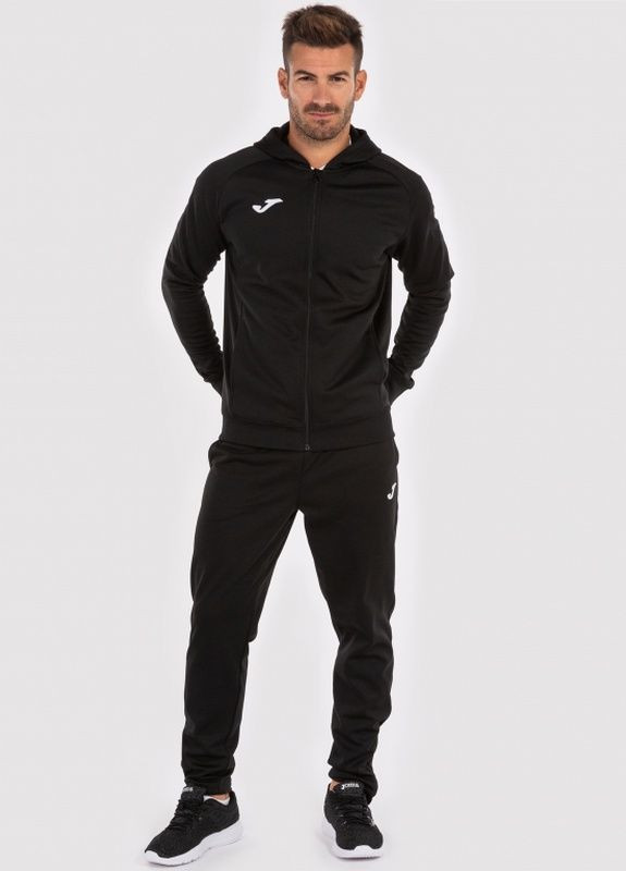 Олімпійка MENFIS чорна з капюшоном Joma (265003420)