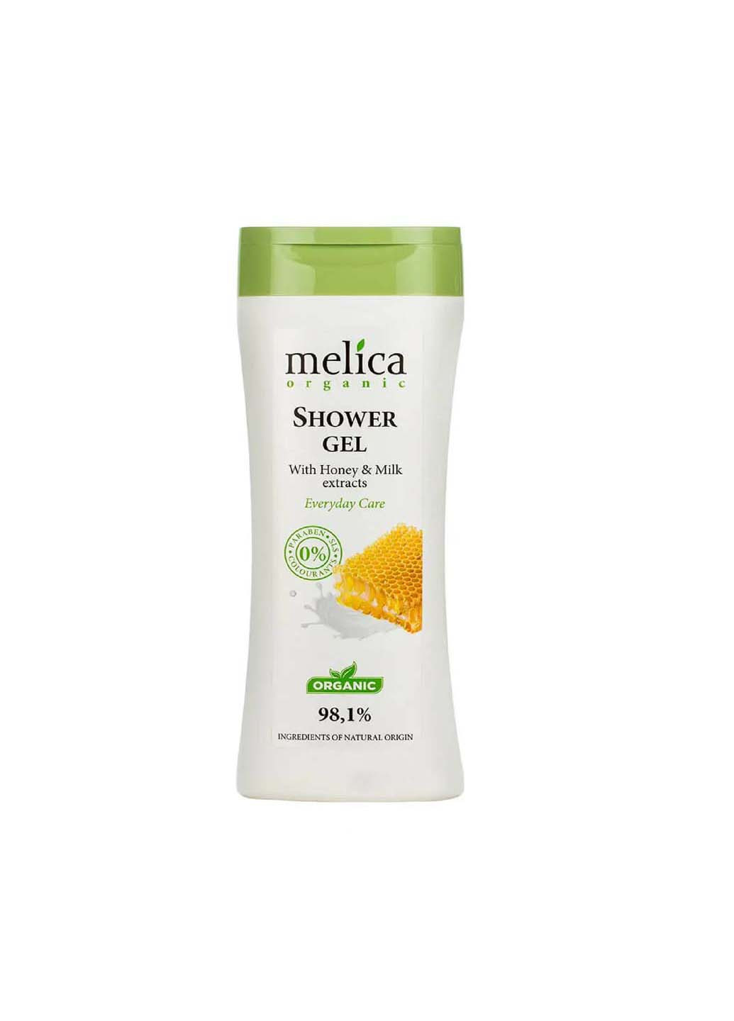 Гель для душа с медом и молоком 250 мл Melica Organic (264920324)