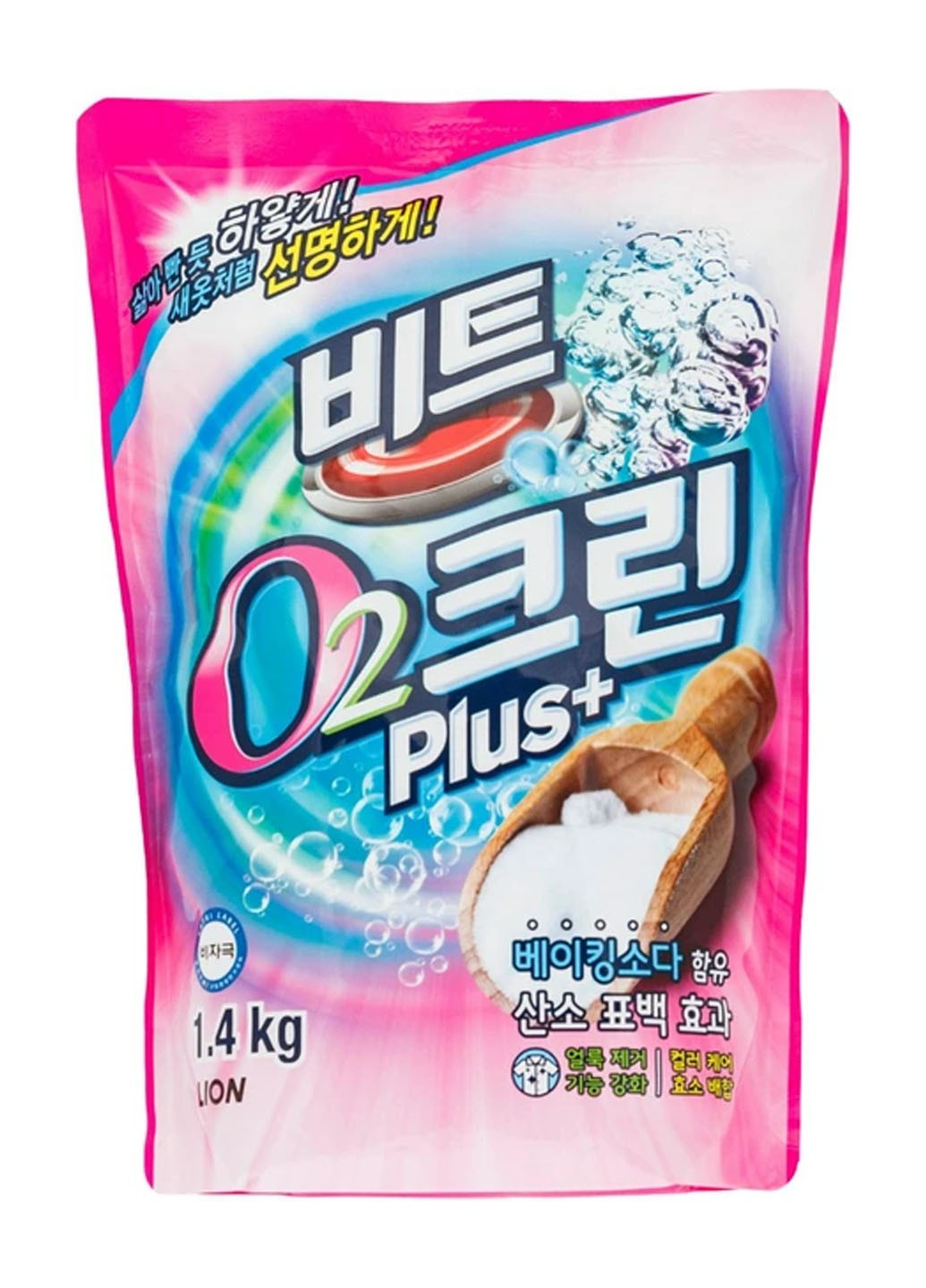 Кислородный отбеливатель для белья Clean Plus, 1.4 кг LION KOREA (264920224)