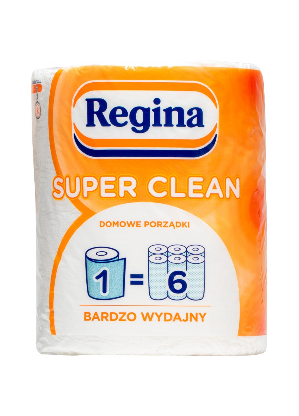 Бумажные полотенца 50.6 м 220 отрывов 2 слоя 1 рулон Regina (264920191)