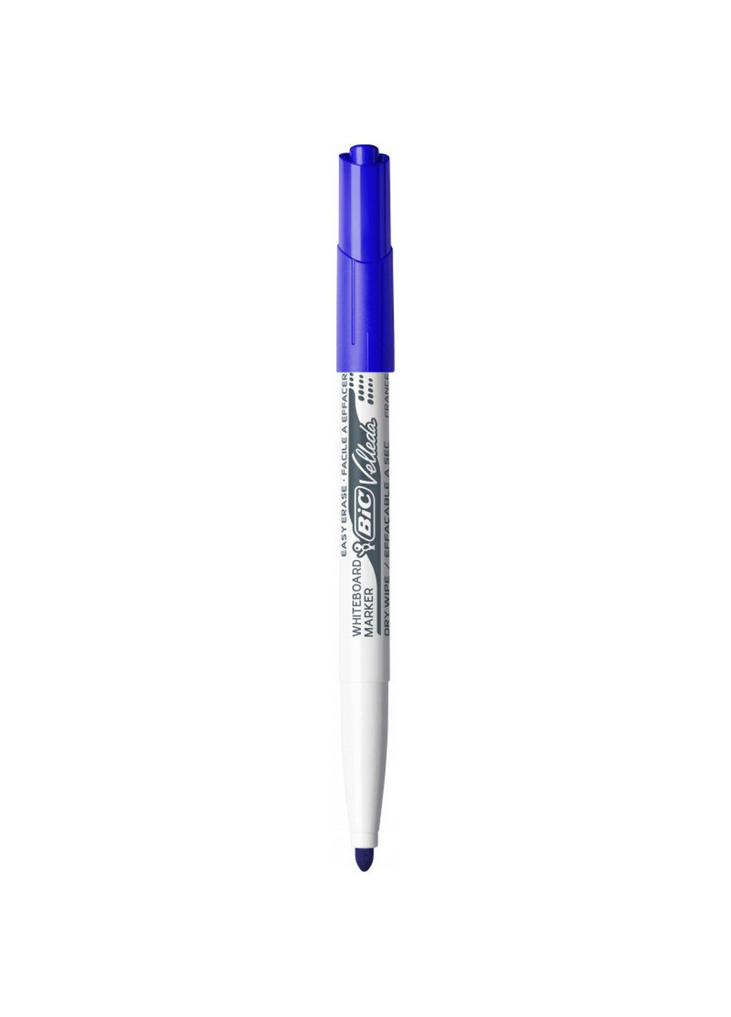 Набор маркеров для досок сухостираемых Velleda 1741 1.6 мм 12 шт Синие Bic (264920200)