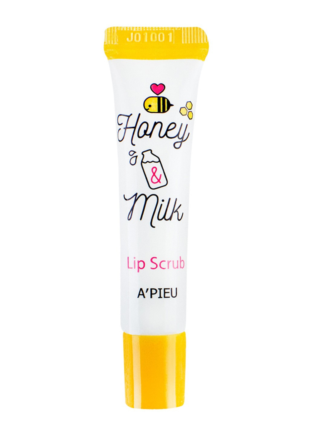 Скраб для губ Honey & Milk, 8 мл A'pieu (264920286)
