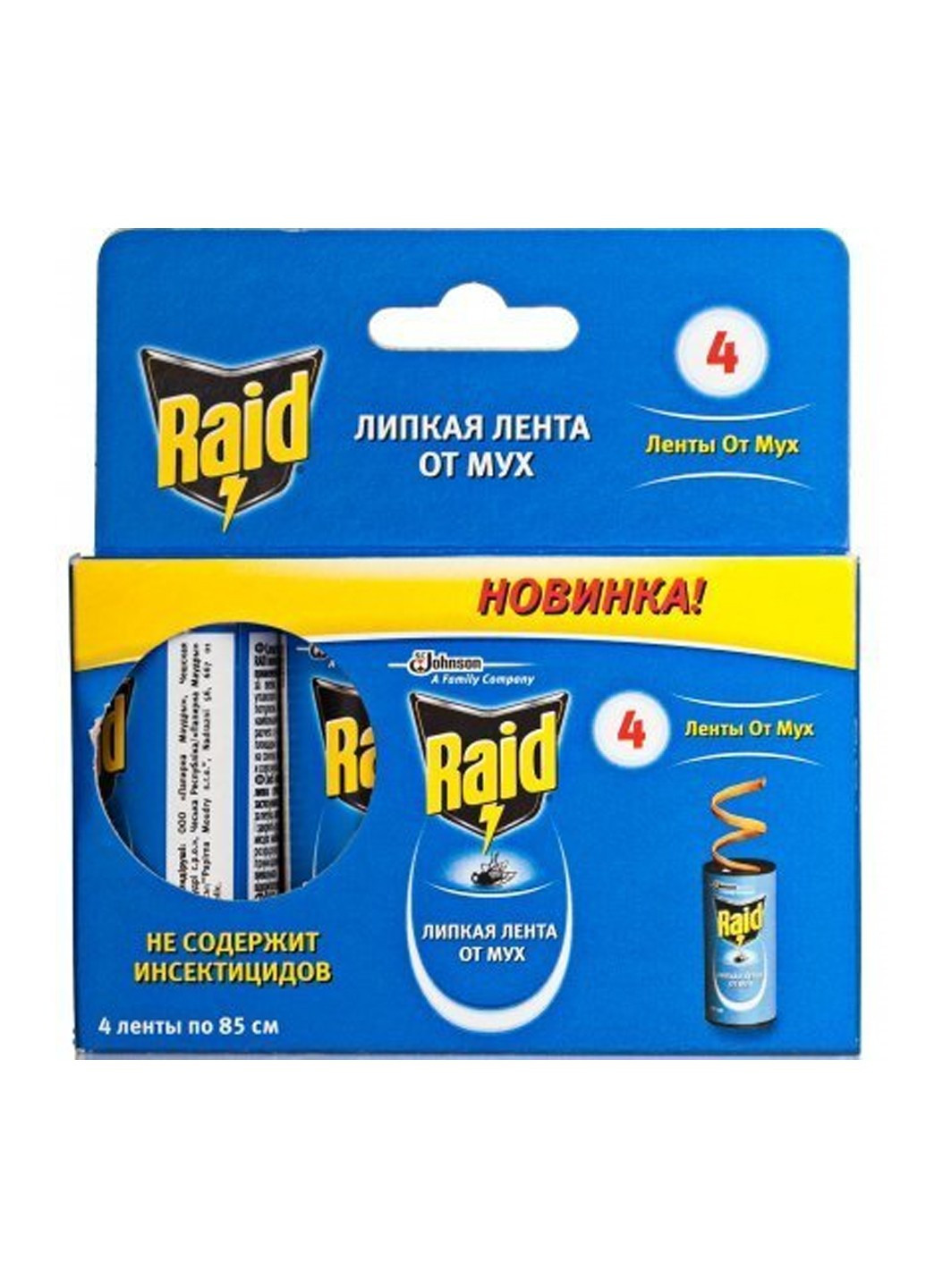 Липкая лента от мух 4 шт SC Johnson (264920299)