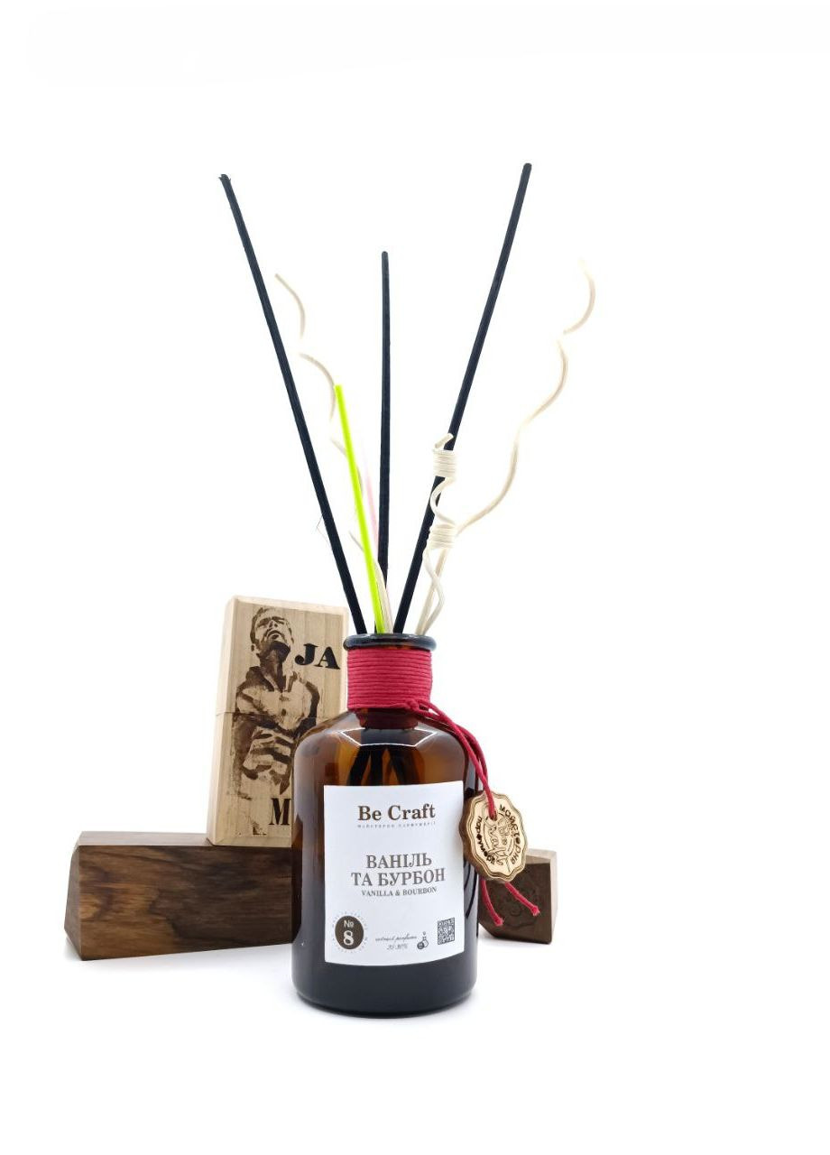 Аромодиффузор №8 Ваниль и бурбон - 200 мл. Be Craft (265000302)