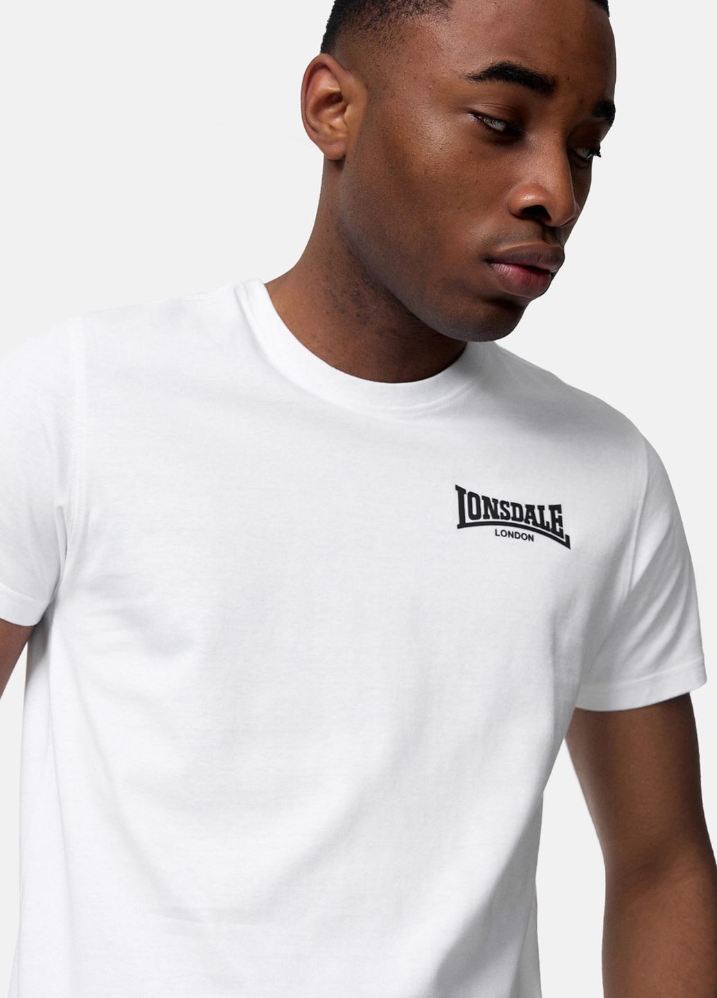 Біла футболка Lonsdale ELMDON