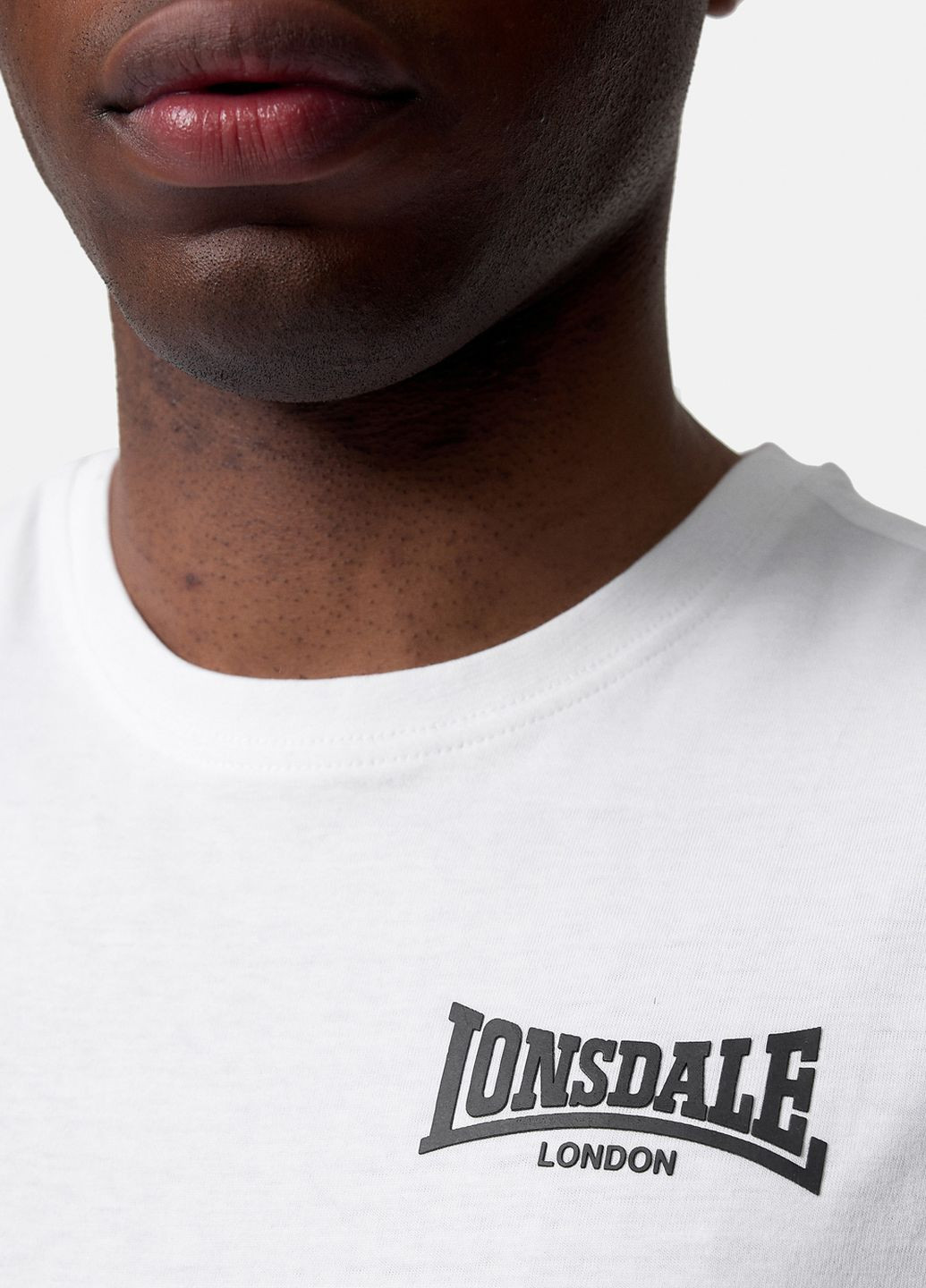 Белая футболка Lonsdale ELMDON