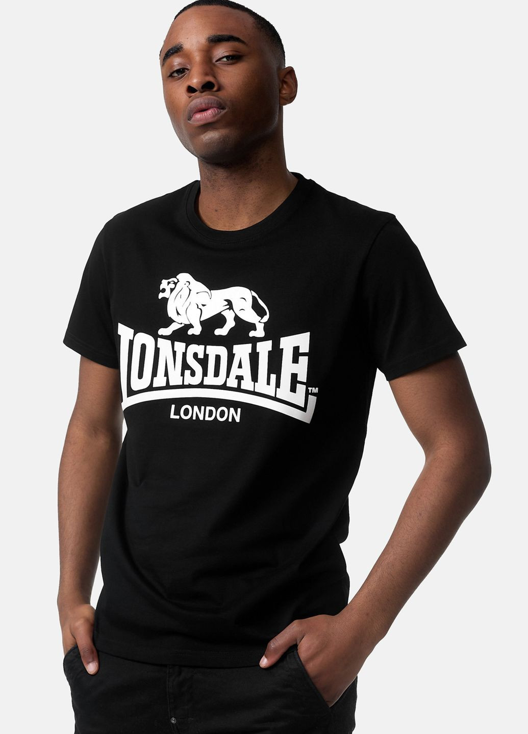 Черная комплект 2 футболки Lonsdale KELSO
