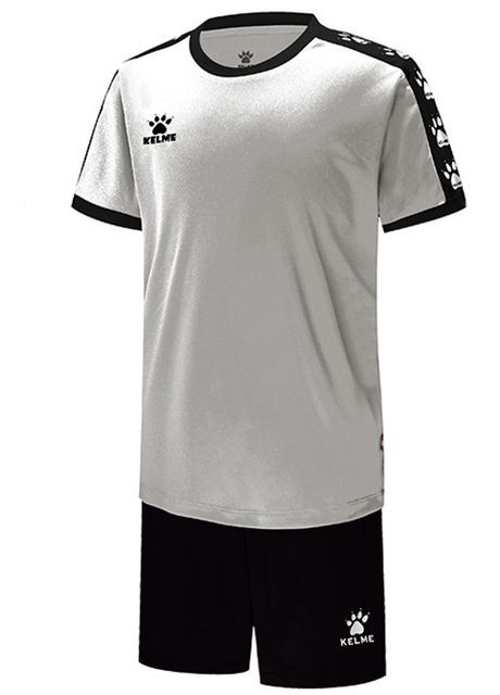 Комплект детской футбольной формы COLLEGUE бело-черный 3883033.9103 Kelme (265210933)