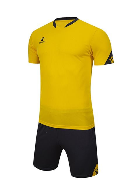 Комплект детской футбольной формы GIRONA (JR) желто-т.серый 3803099.9737 Kelme (265210954)