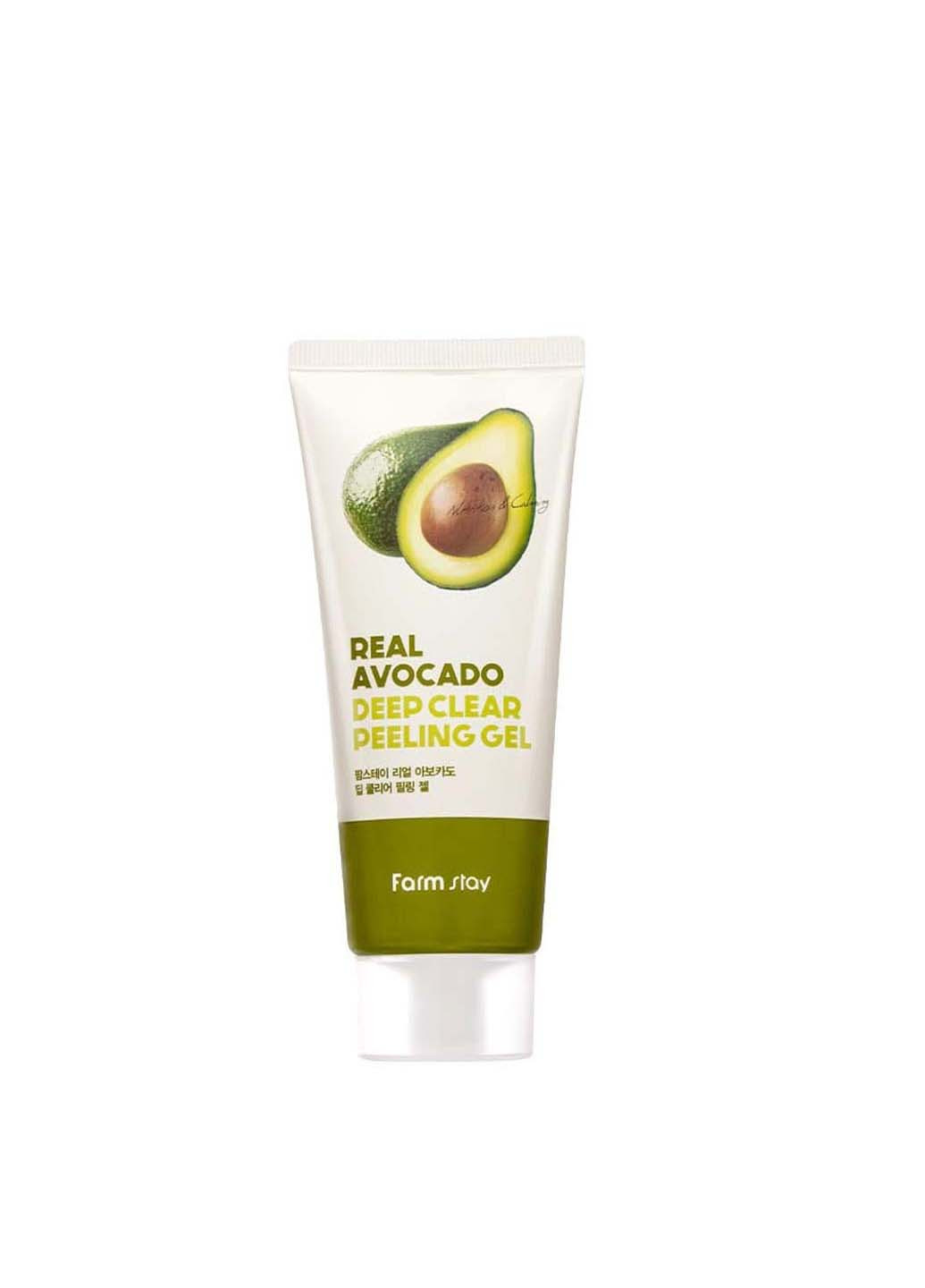 Пілінг-гель з екстрактом авокадо Real Avocado Deep Clear Peeling Gel 100 мл FarmStay (265211197)
