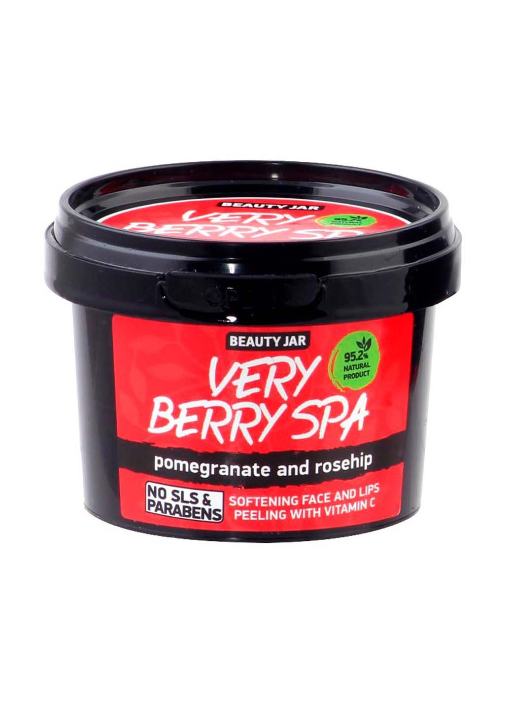 Пілінг для обличчя та губ Very Berry Spa 120 мл Beauty Jar (265211073)