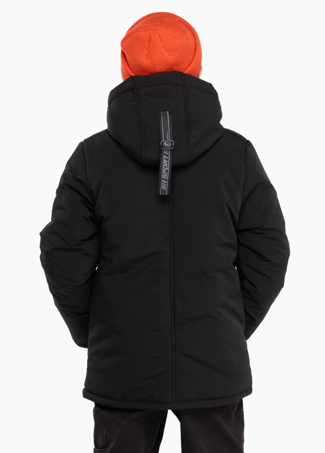 Черная зимняя куртка Oshen
