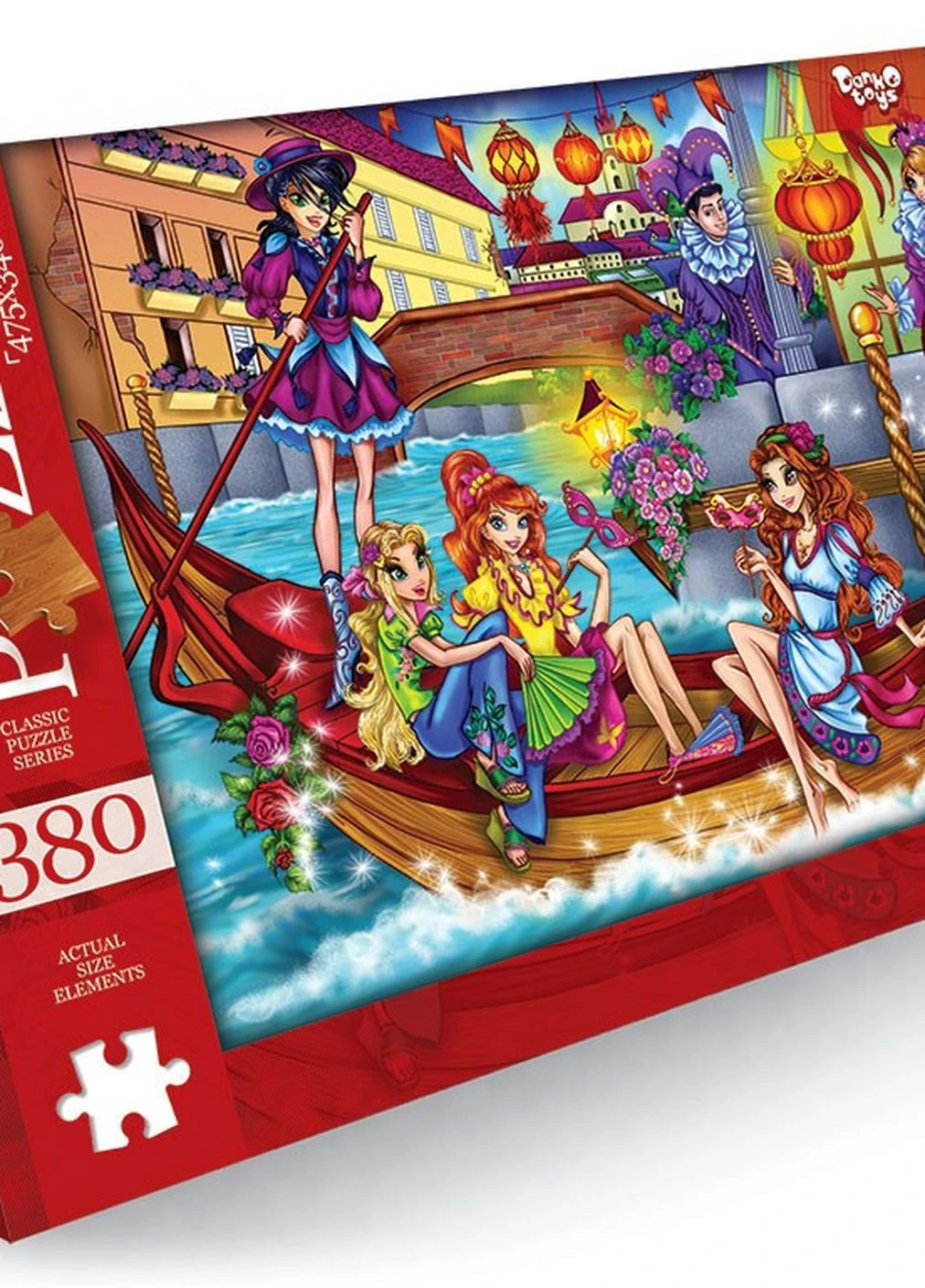 Пазлы детские "Fashion girls" 475х340 мм 380 элементов Danko Toys (265214656)