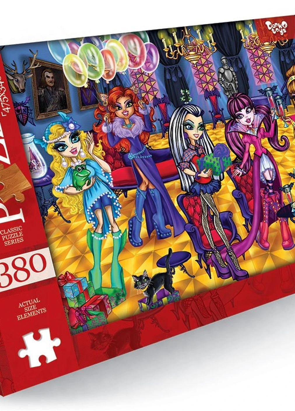 Пазлы детские "Fashion girls" 475х340 мм 380 элементов Danko Toys (265214660)