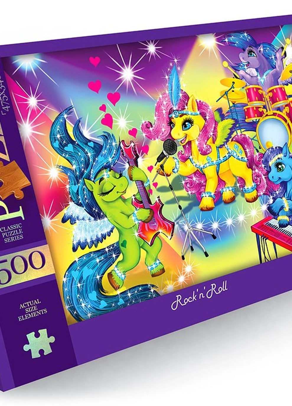 Пазлы детские "Rock'n'Roll" 475х340 мм 500 элементов Danko Toys (265214603)