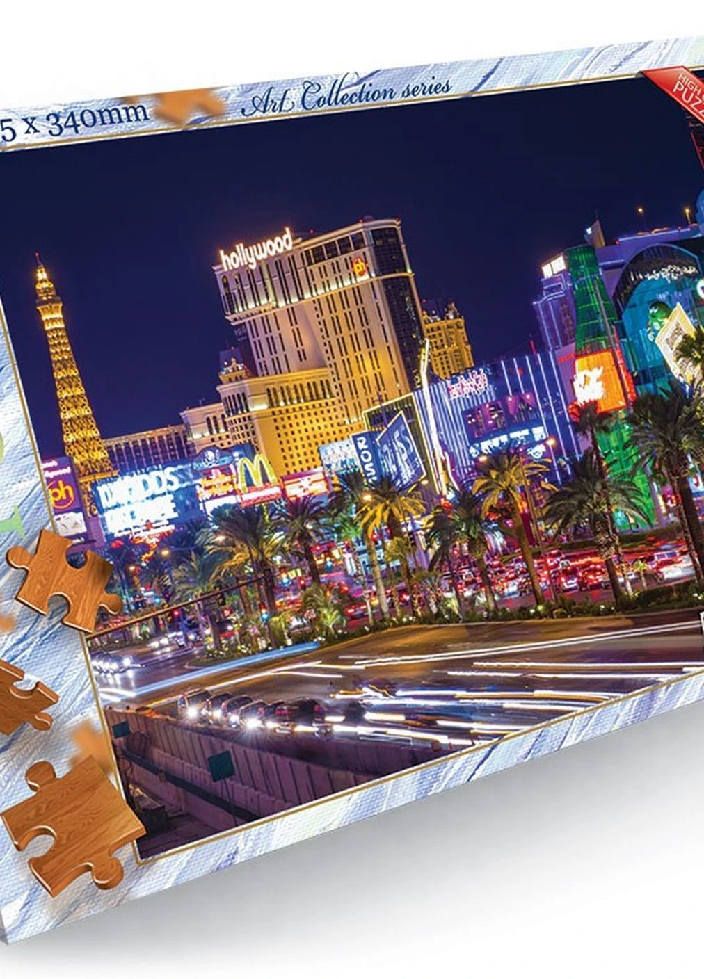Пазлы детские "Las Vegas Strip" 475х340 мм 500 элементов Danko Toys (265214685)