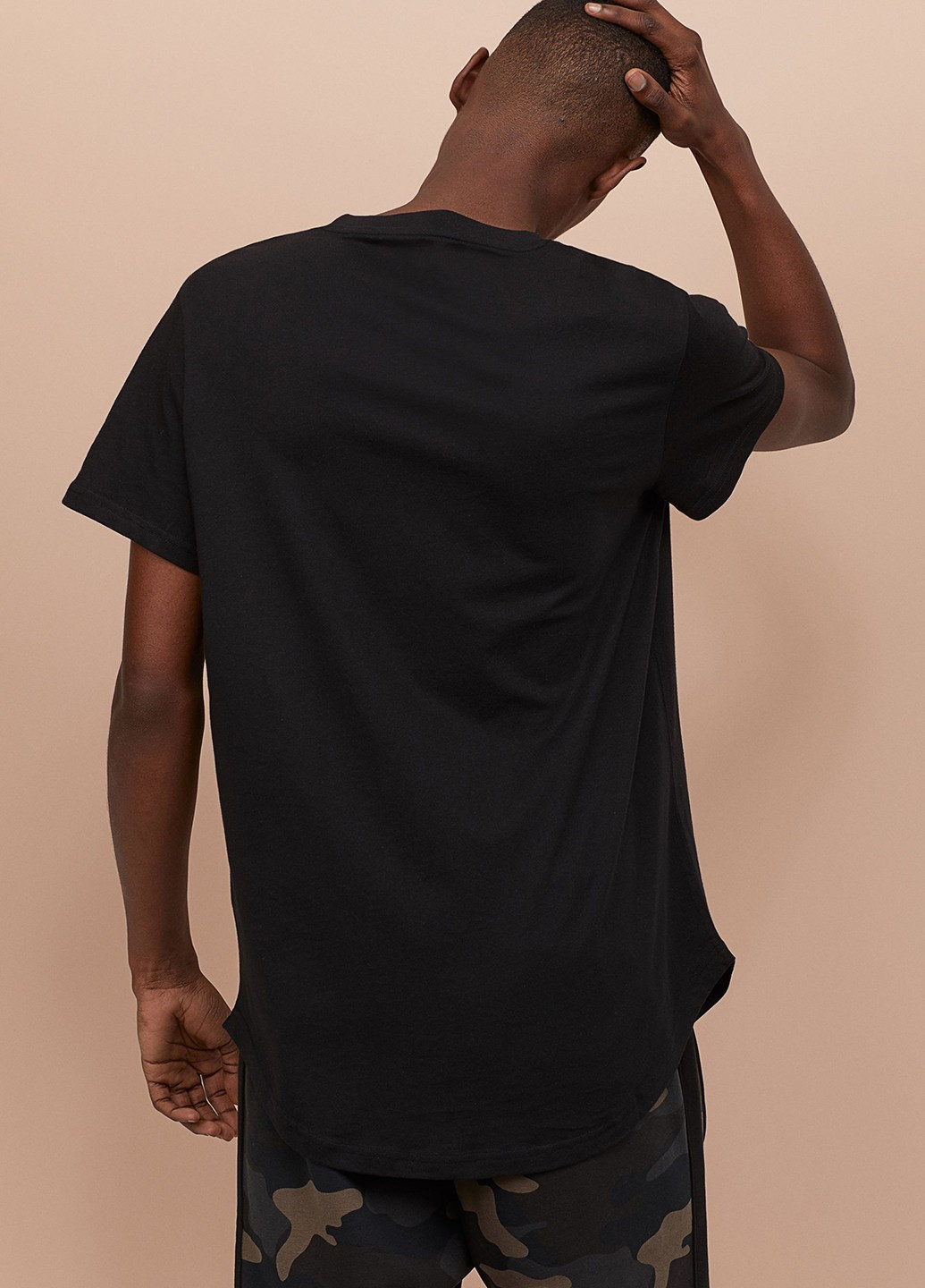 Чорна футболка H&M