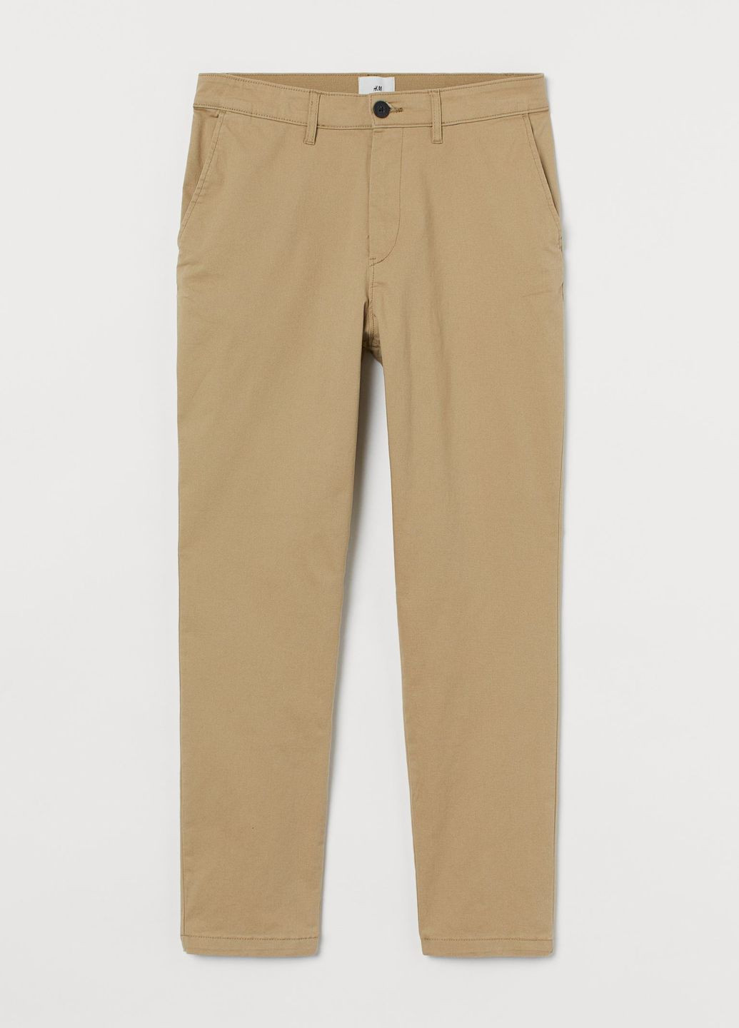 Бежевые повседневный демисезонные брюки H&M