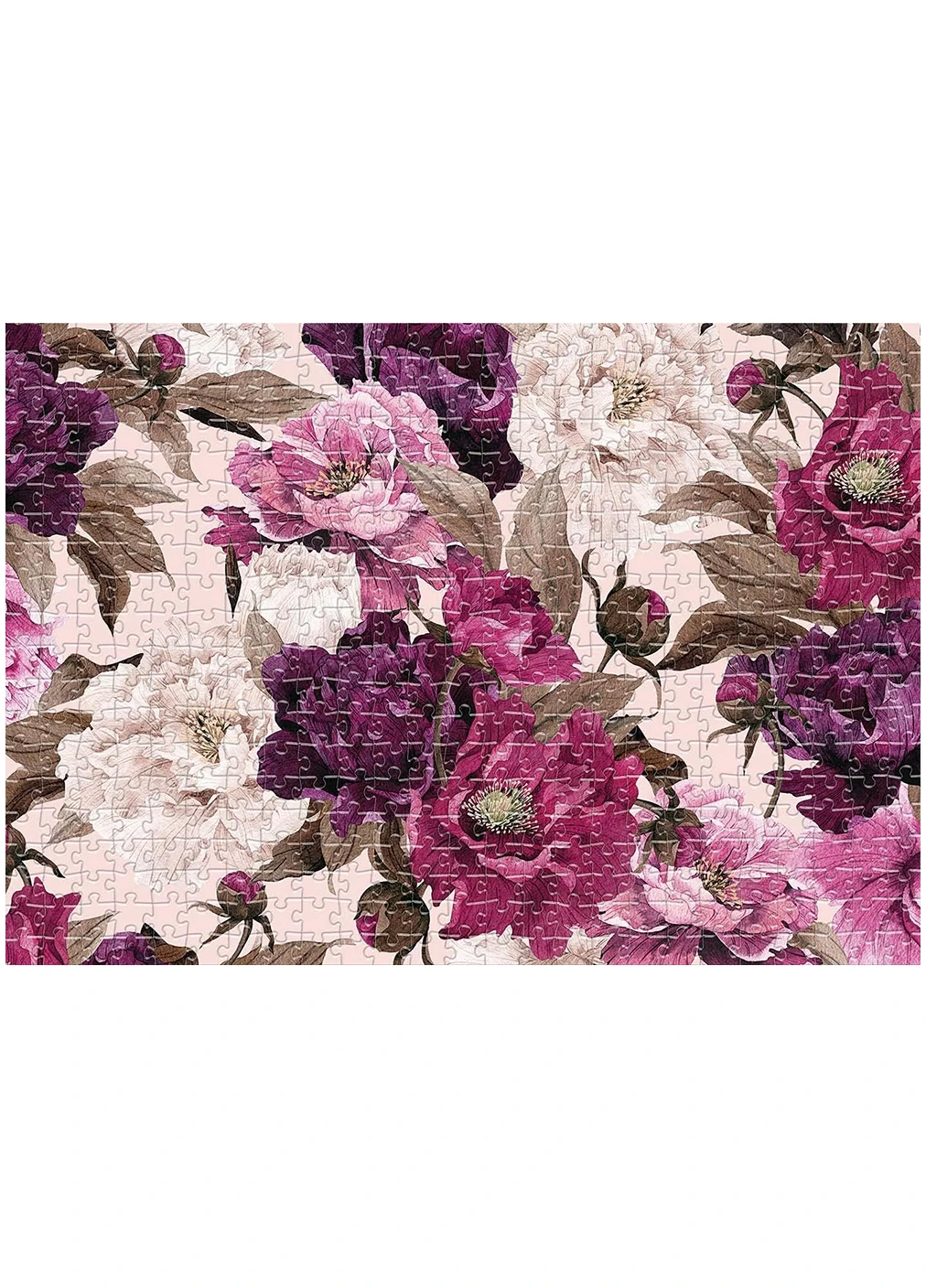 Пазлы трехслойные "Flovers 1" 500 шт. размер 33х46 см. ТМ Interdruk (265214574)