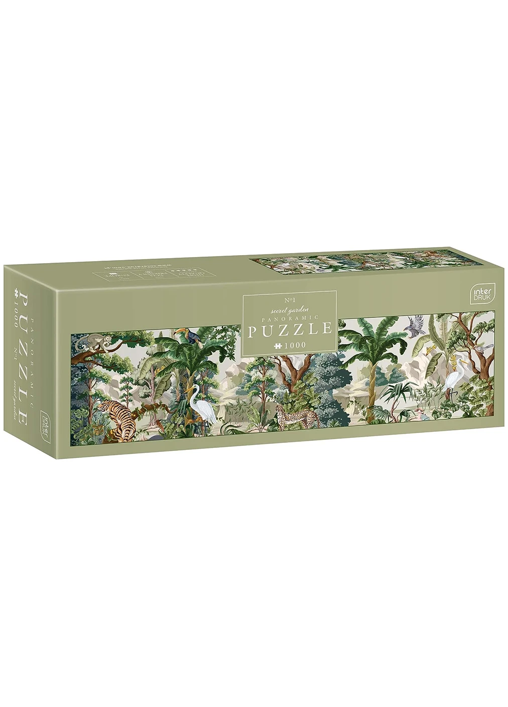 Пазлы трехслойные "Secret Garden 1" 1000 шт размер 32х96 см ТМ Interdruk (265214560)