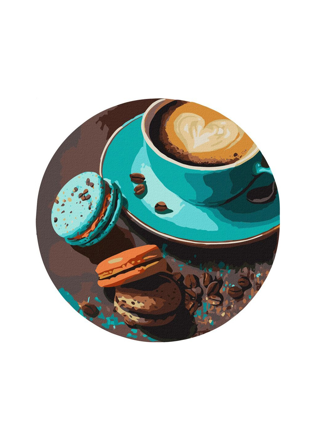 Набор для росписи по номерам Кофейная мечта KHO-R1007 Ідейка (265220746)