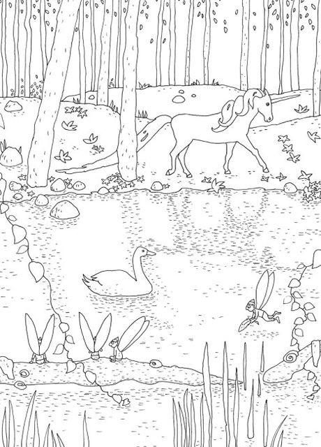 Розмальовка "Магія мальовничих світів" Автор Анґеліка Штубнер Жорж (265391242)