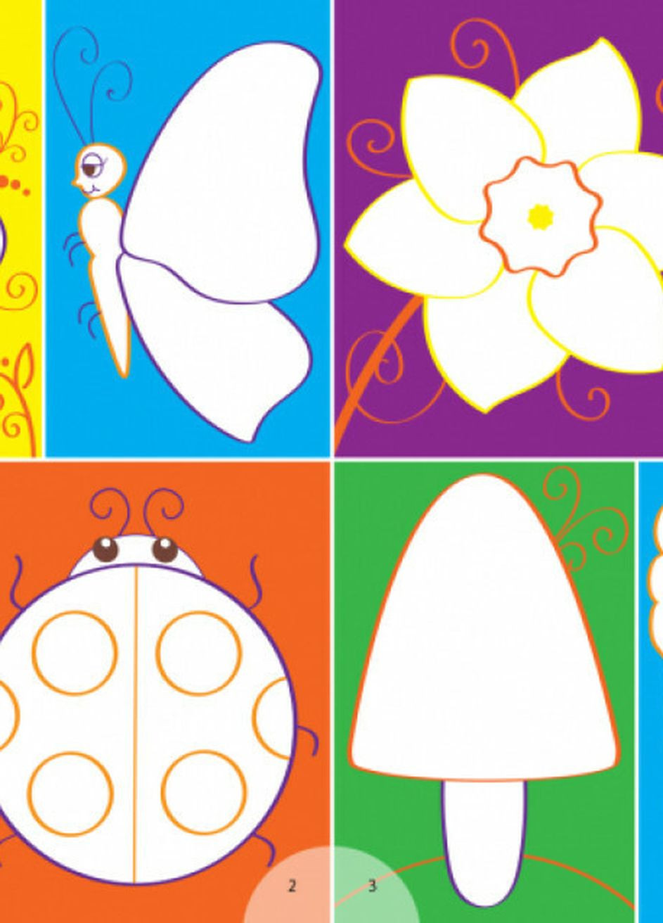 Велика мозаїка з наліпками "Для маленьких пальчиків" понад 600 наліпок РАНОК (265391309)