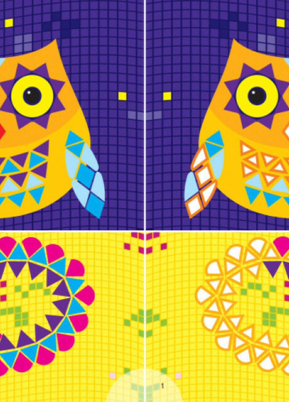 Велика мозаїка з наліпками "Для маленьких пальчиків" понад 600 наліпок РАНОК (265391309)