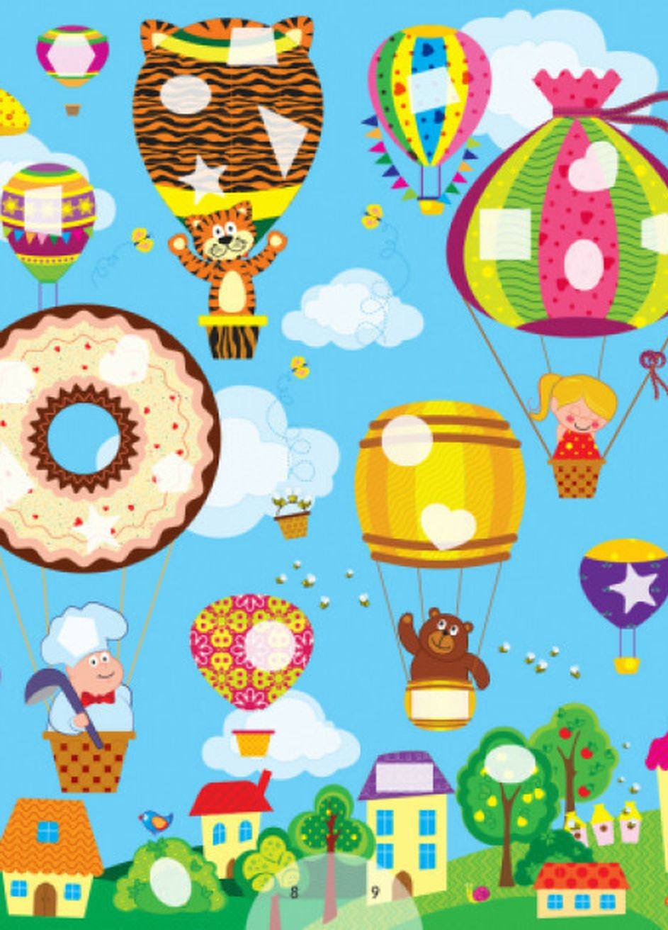 Велика мозаїка з наліпками "Для маленьких пальчиків" понад 600 наліпок РАНОК (265391309)