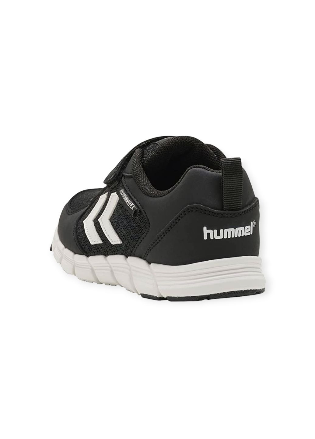 Чорні всесезон кросівки для хлопчика водовідштовхуючі speed tex jr 212593-2001 чорні з білим (32) Hummel
