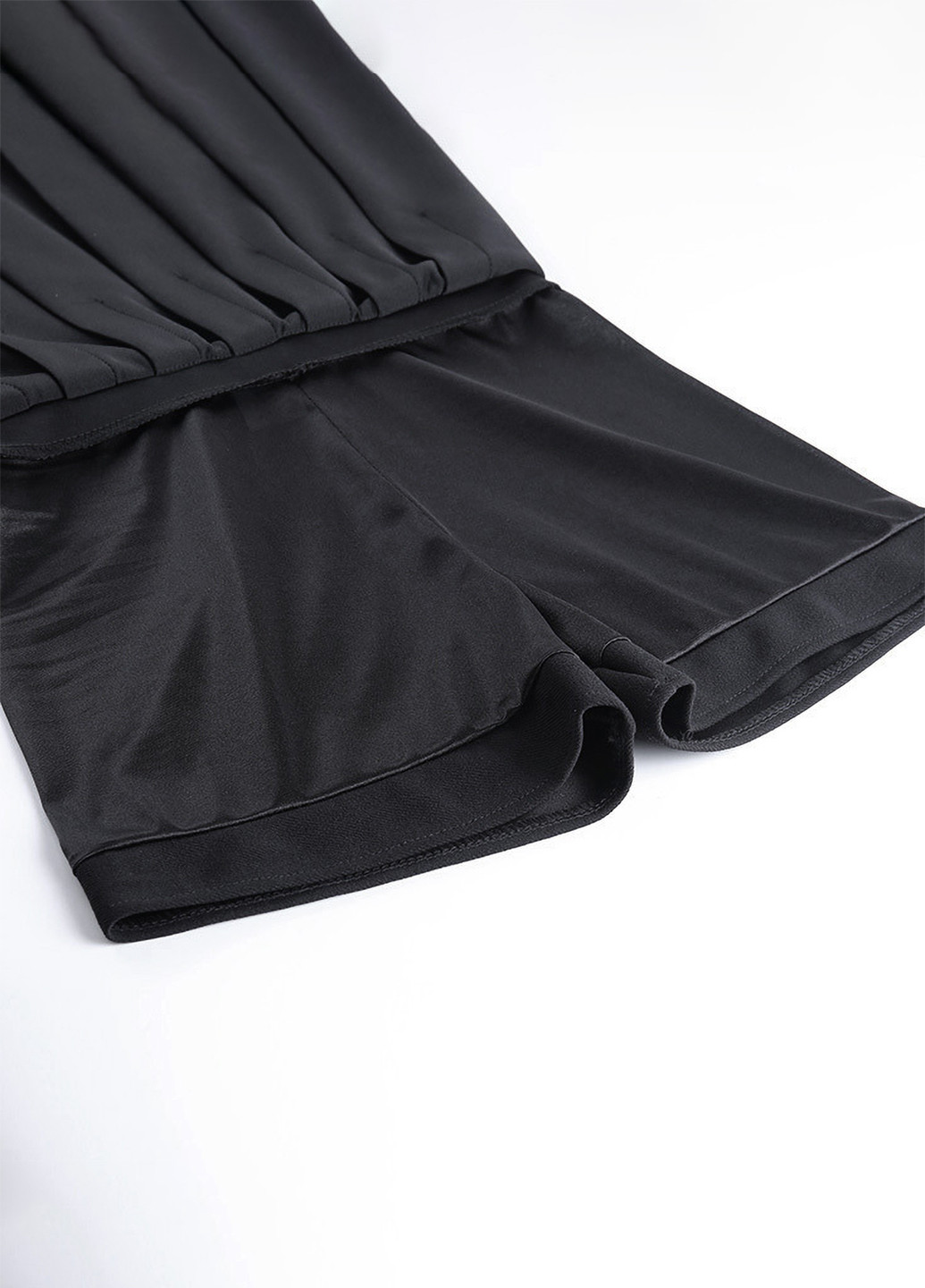 Черная кэжуал однотонная юбка No Brand плиссе