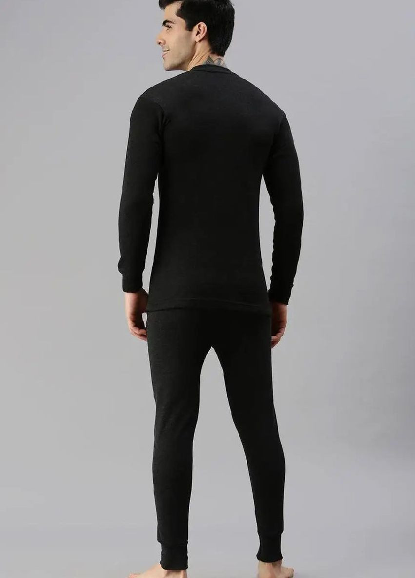 Мужской термокомплект LUX Cott's Wool thermal set black (265221363)