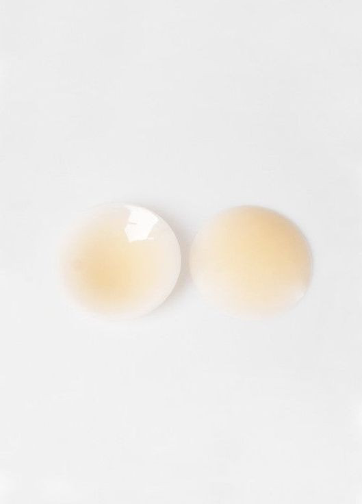 Силіконові наклейки на груди 8 см Lono ву006а beige (265225618)