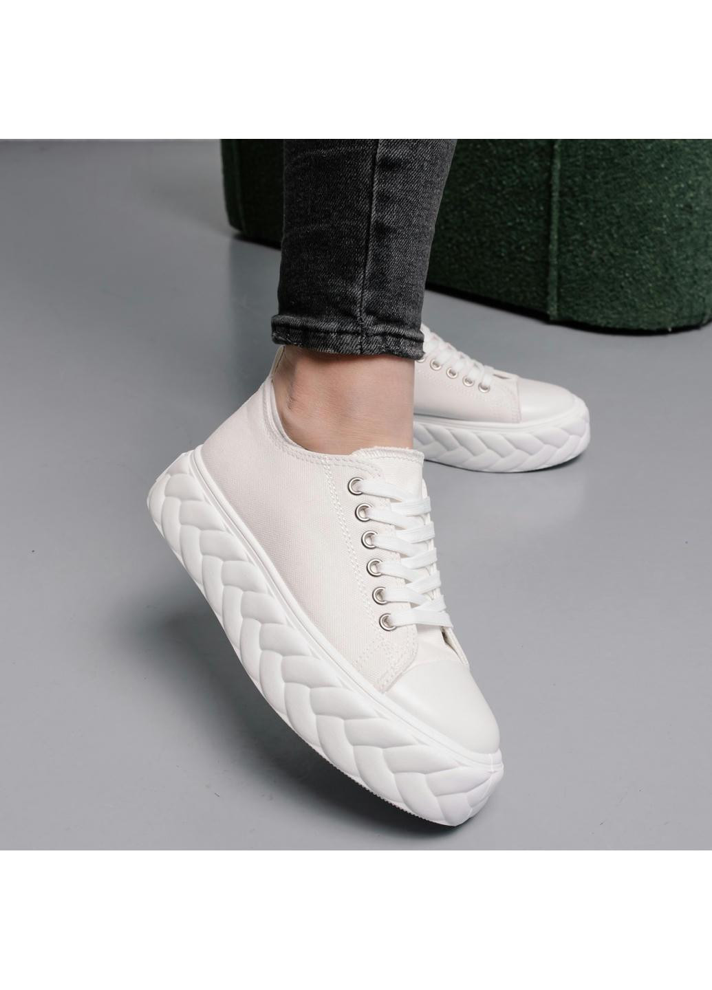 Білі осінні жіночі кросівки giselle 3987 23 5 білий Fashion