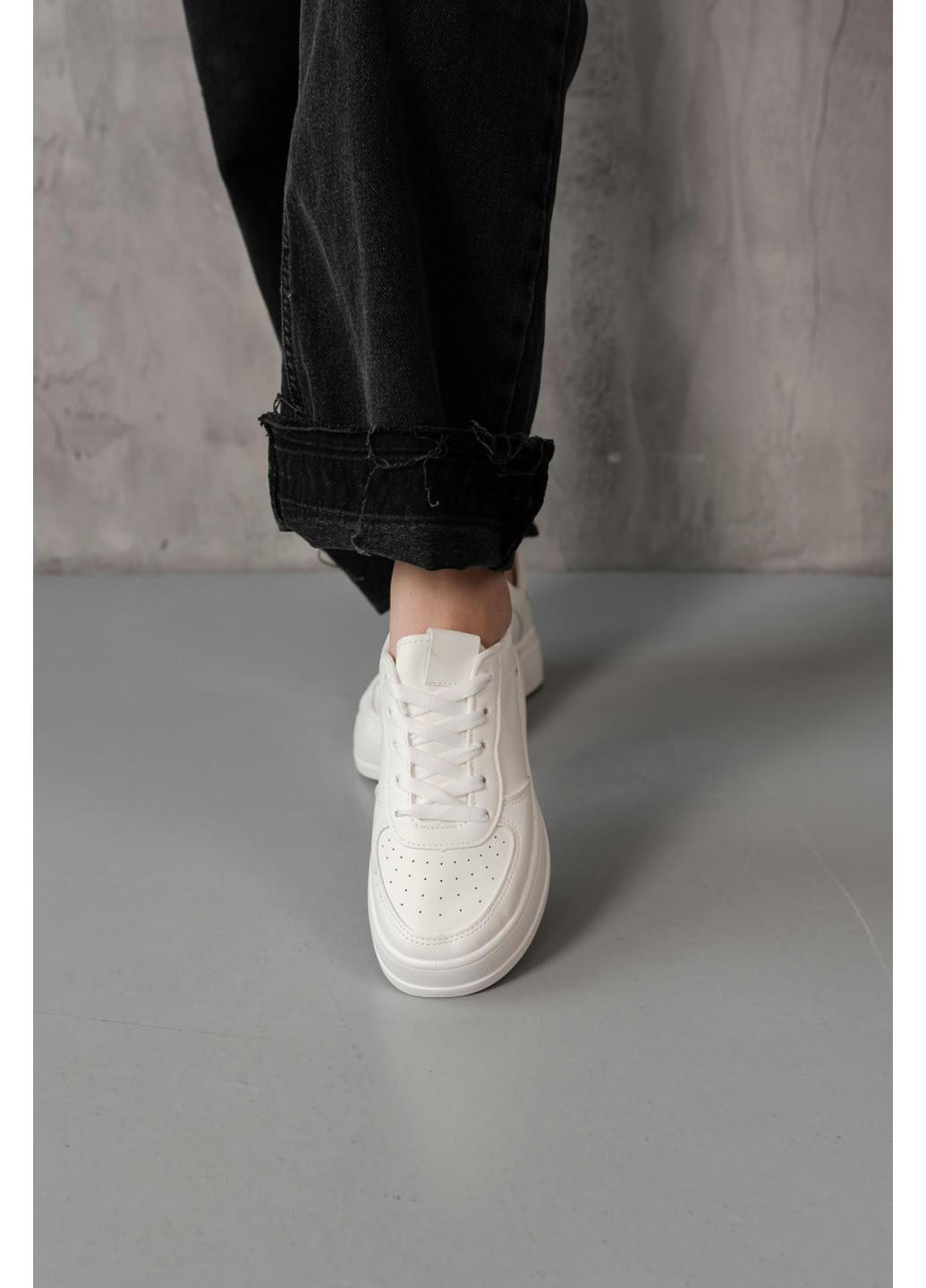 Белые демисезонные кроссовки женские sandy 3943 24 белый Fashion