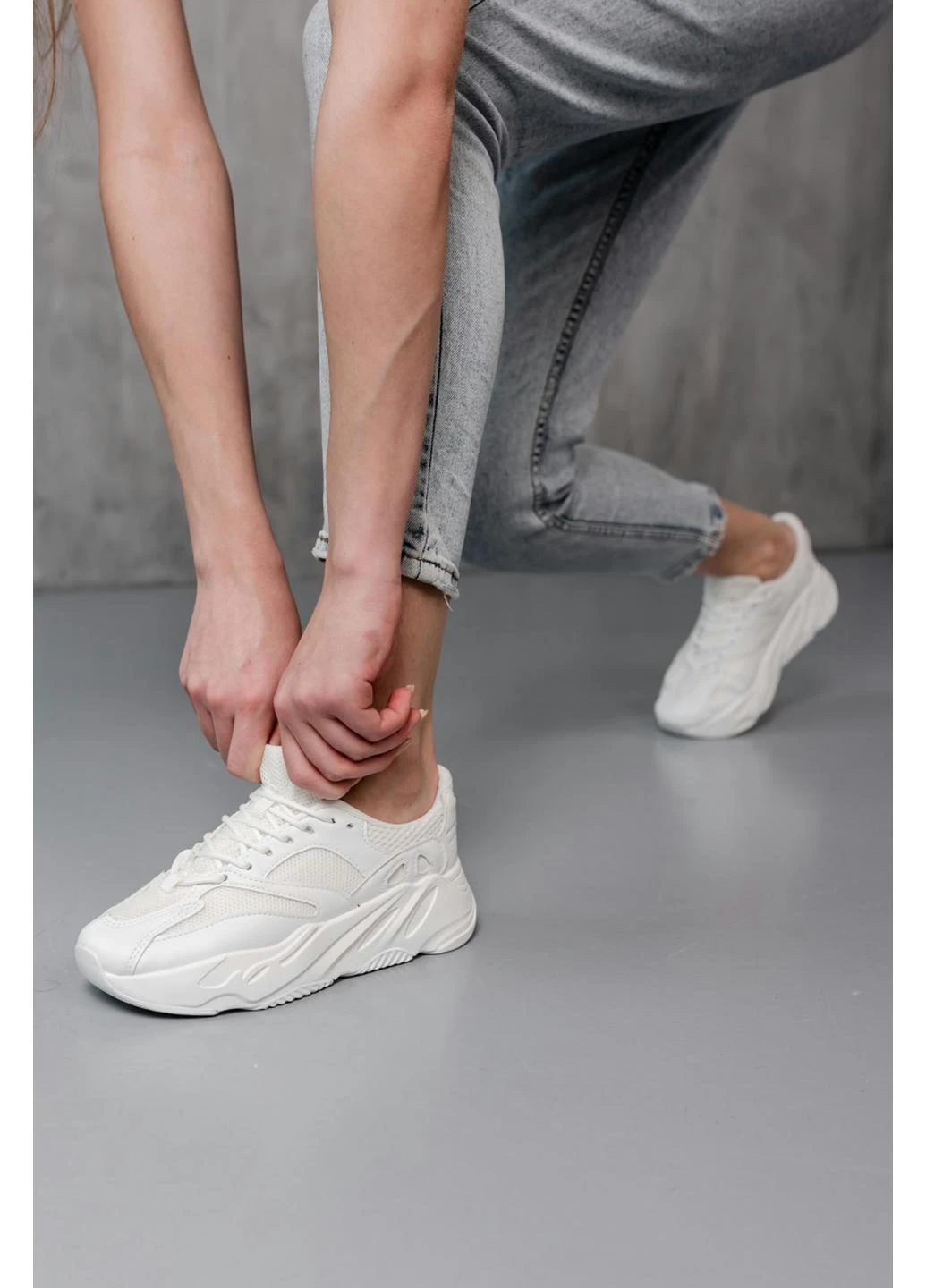 Кроссовки женские Charlote 3954 235 Белый Fashion белые демисезоны (265321203)