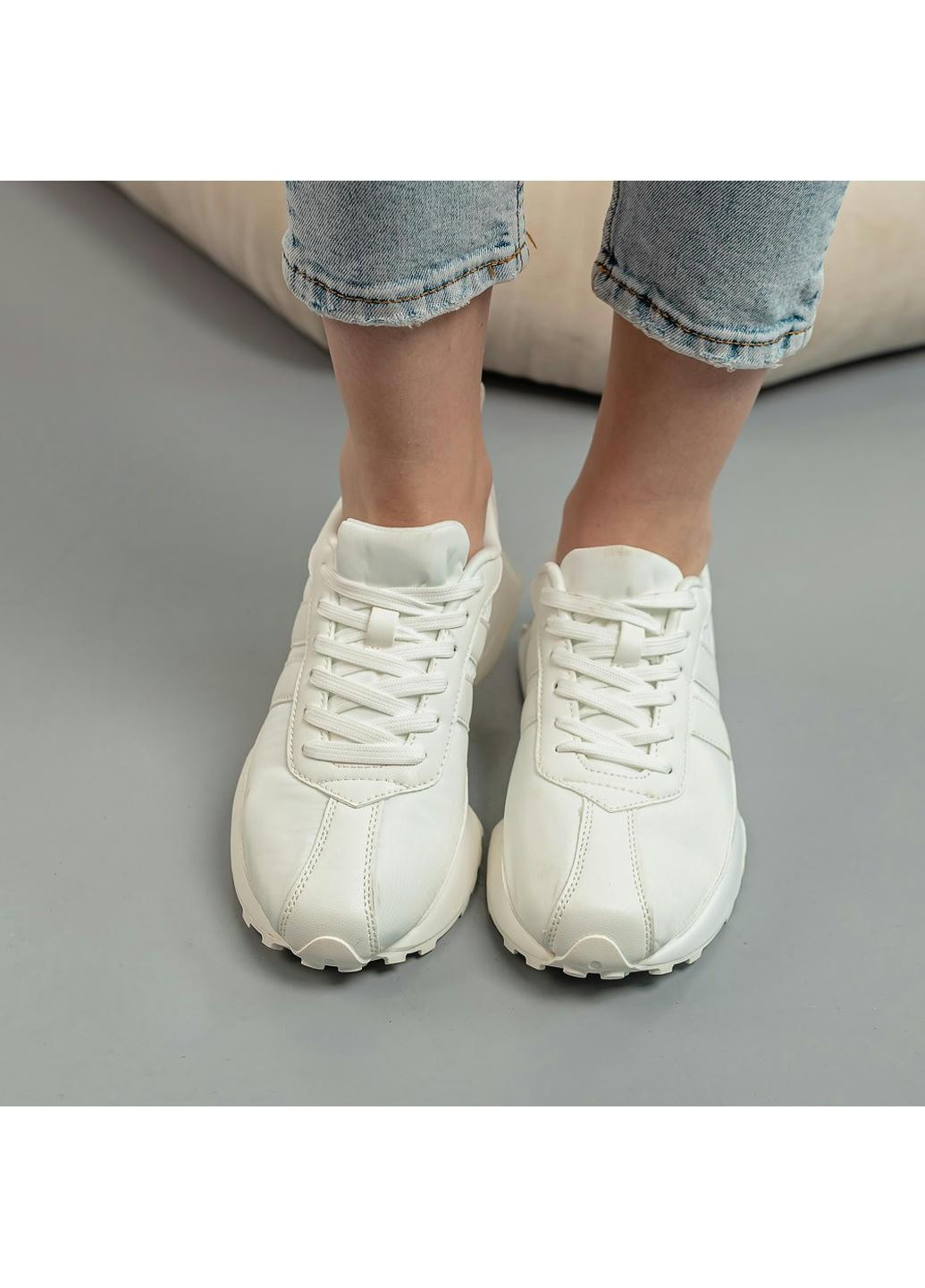 Белые демисезонные кроссовки женские sophia 3941 235 белый Fashion